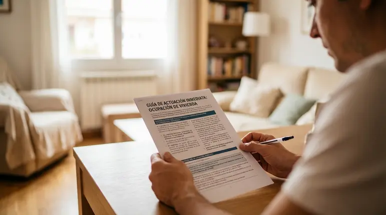 hacer si ocupan tu casa